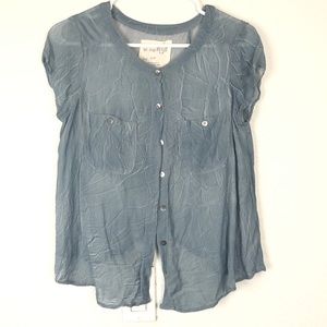 We the free top cap sleeve free people size S BE-6